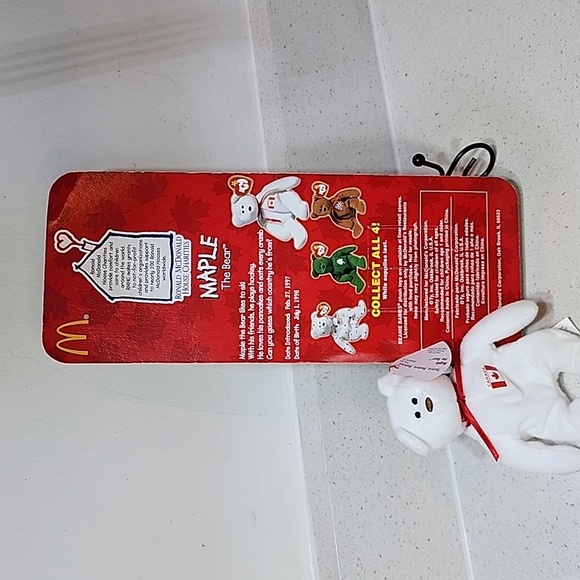 Vintage Maple The Bear Ty Beanie In the original packaging. - Picture 6 of 11